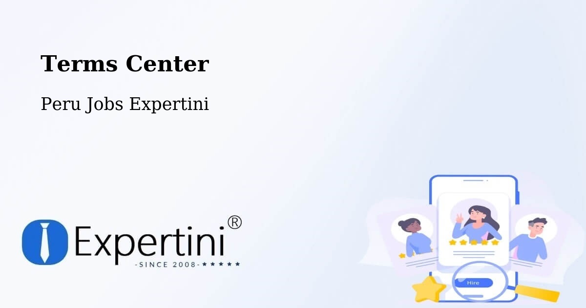 Terms of Service – Ica - Peru Jobs Expertini